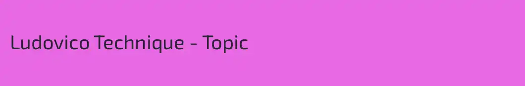 Ludovico Technique - Topic
